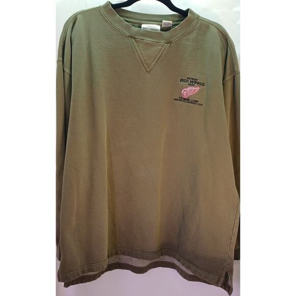 VTG Detroit Red Wings Sweatshirt Training Camp Centre Ice Traverse City Size L - Picture 3 of 7